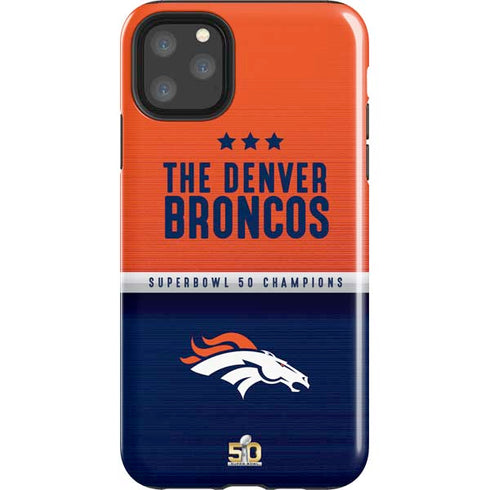 NFL Denver Broncos Super Bowl 50 Champions iPhone Cases