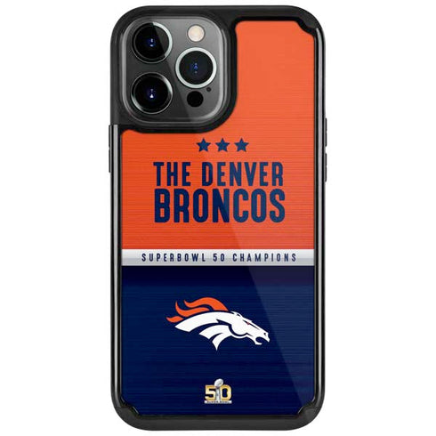 NFL Denver Broncos Super Bowl 50 Champions iPhone Cases