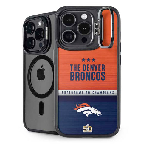 NFL Denver Broncos Super Bowl 50 Champions iPhone 14 Pro Kickstand Case