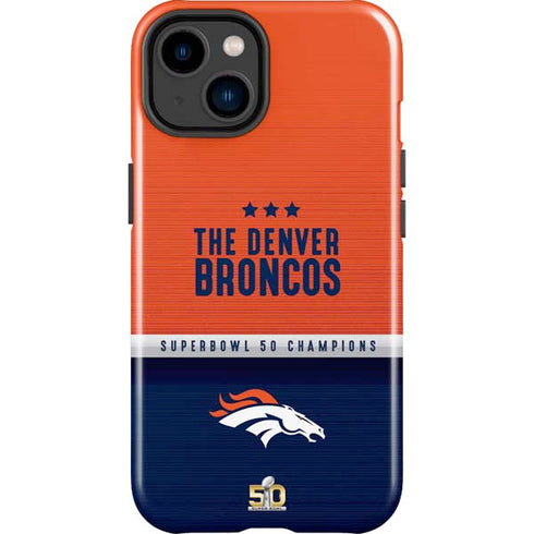 NFL Denver Broncos Super Bowl 50 Champions iPhone 15 Impact Case