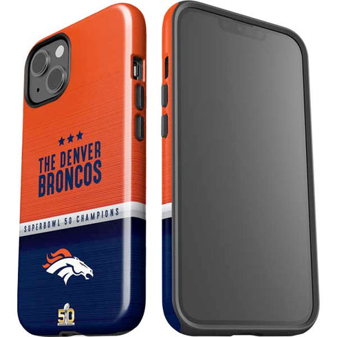 NFL Denver Broncos Super Bowl 50 Champions iPhone 15 Impact Case