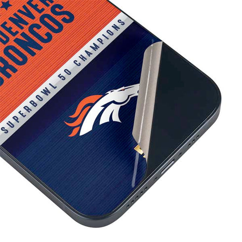 NFL Denver Broncos Super Bowl 50 Champions iPhone 15 Skin
