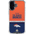 NFL Denver Broncos Super Bowl 50 Champions iPhone 16 Clear Case