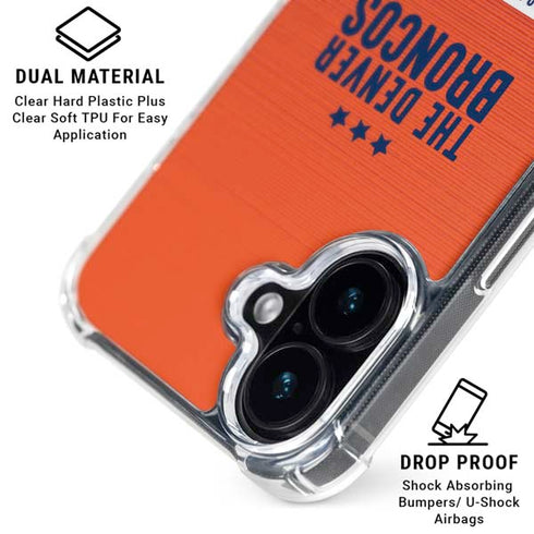NFL Denver Broncos Super Bowl 50 Champions iPhone 16 MagSafe Case