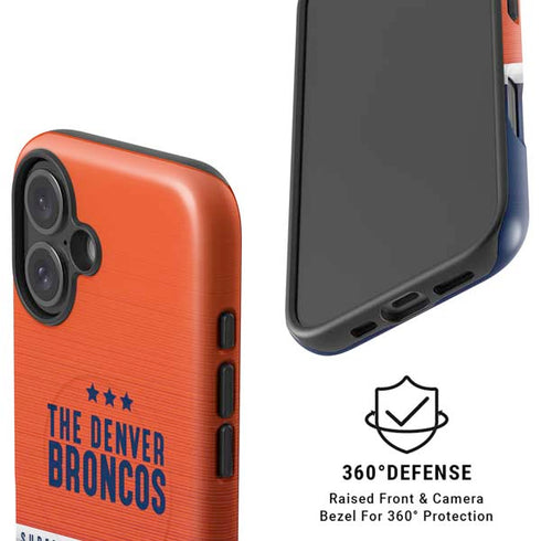 NFL Denver Broncos Super Bowl 50 Champions iPhone 16 Plus Magsafe Impact Case