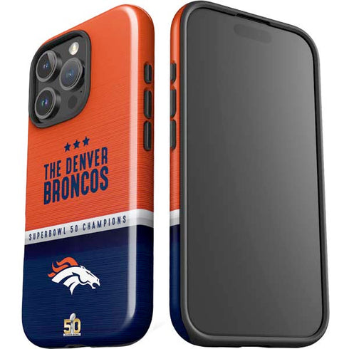 NFL Denver Broncos Super Bowl 50 Champions iPhone 16 Pro Max Impact Case