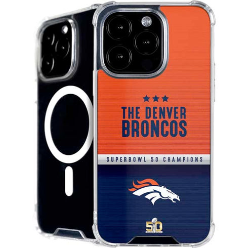 NFL Denver Broncos Super Bowl 50 Champions iPhone 16 Pro Max MagSafe Case