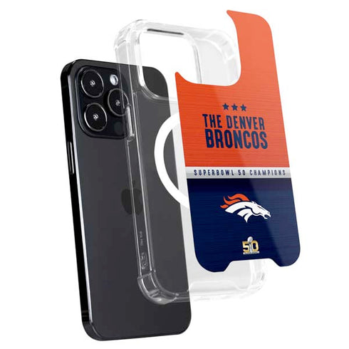 NFL Denver Broncos Super Bowl 50 Champions iPhone 16 Pro Max MagSafe Case