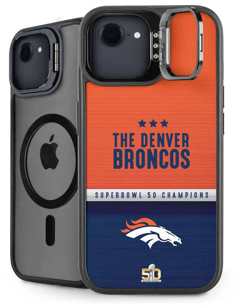 NFL Denver Broncos Super Bowl 50 Champions iPhone 16e Kickstand Case