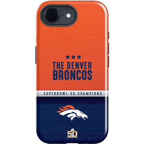 NFL Denver Broncos Super Bowl 50 Champions iPhone 16e Impact Case