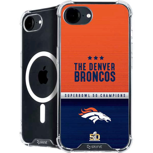 NFL Denver Broncos Super Bowl 50 Champions iPhone 16e MagSafe Case