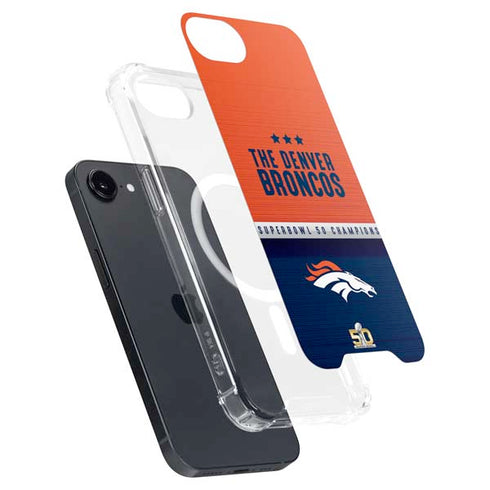 NFL Denver Broncos Super Bowl 50 Champions iPhone 16e MagSafe Case