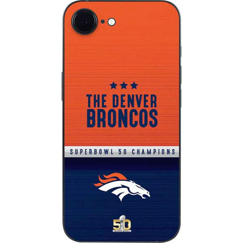 NFL Denver Broncos Super Bowl 50 Champions iPhone 16e Skin