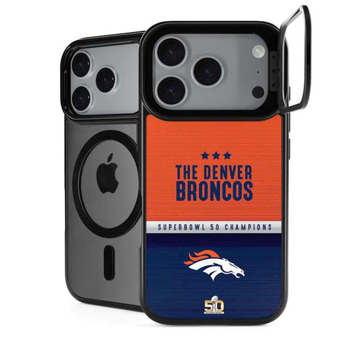 NFL Denver Broncos Super Bowl 50 Champions iPhone 18 Pro Kickstand Case