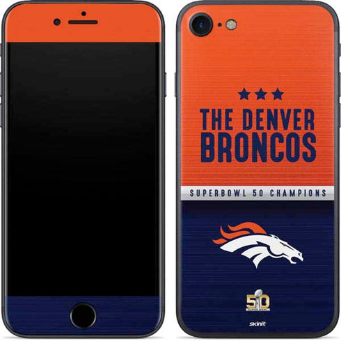 NFL Denver Broncos Super Bowl 50 Champions iPhone 8 Skin