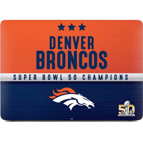 NFL Denver Broncos Super Bowl 50 Champions Apple MacBook Air Skin