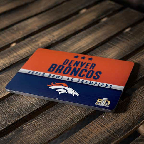 NFL Denver Broncos Super Bowl 50 Champions Apple MacBook Air Skin