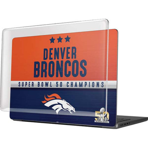 NFL Denver Broncos Super Bowl 50 Champions MacBook Pro 14in (2021-24) Case plus Skin