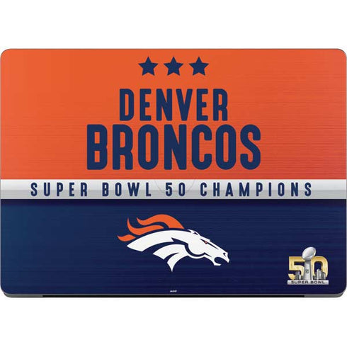 NFL Denver Broncos Super Bowl 50 Champions Apple MacBook Pro 14-inch Skin