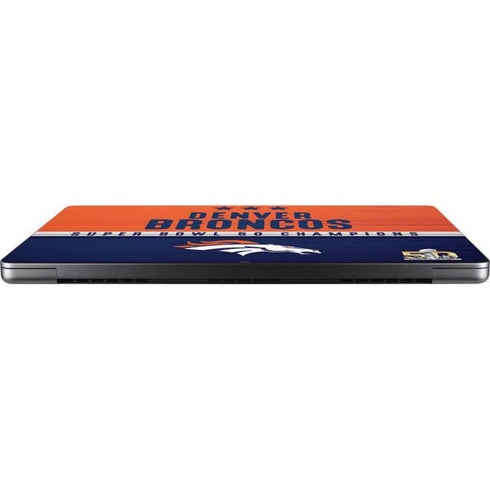 NFL Denver Broncos Super Bowl 50 Champions Apple MacBook Pro 14-inch Skin