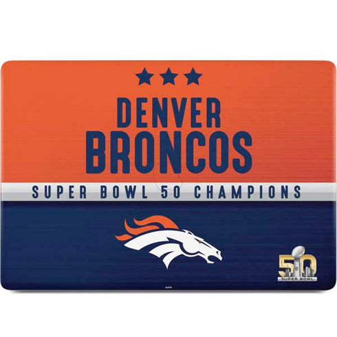 NFL Denver Broncos Super Bowl 50 Champions MacBook Skins