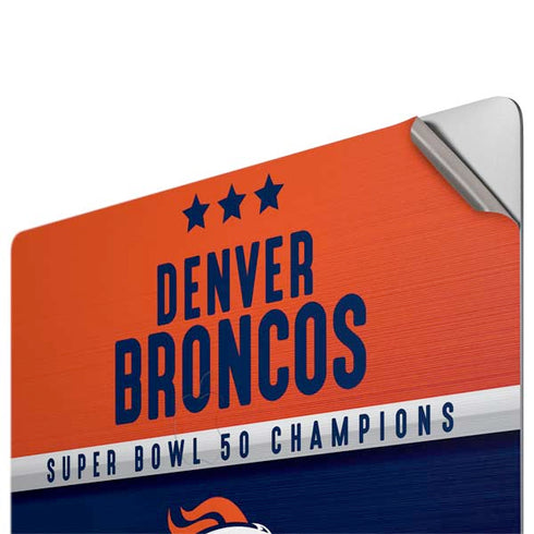 NFL Denver Broncos Super Bowl 50 Champions Apple MacBook Pro 16-inch Skin
