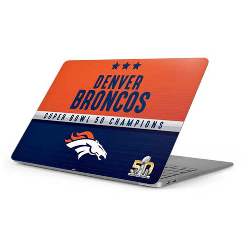 NFL Denver Broncos Super Bowl 50 Champions Apple MacBook Pro 16-inch Skin