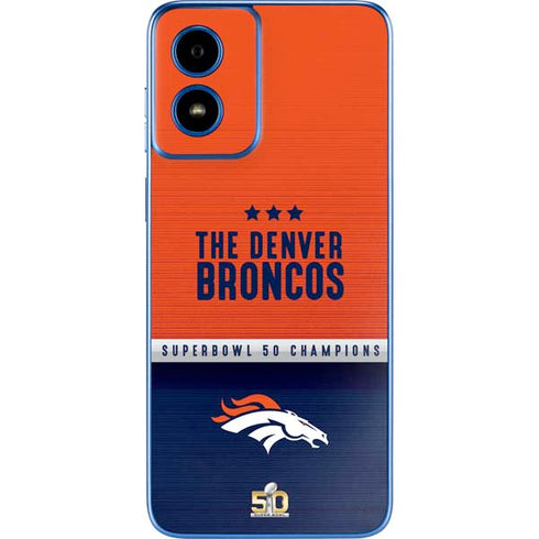 NFL Denver Broncos Super Bowl 50 Champions Moto G Play 4G (2024) Skin