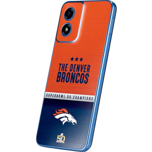 NFL Denver Broncos Super Bowl 50 Champions Moto G Play 4G (2024) Skin