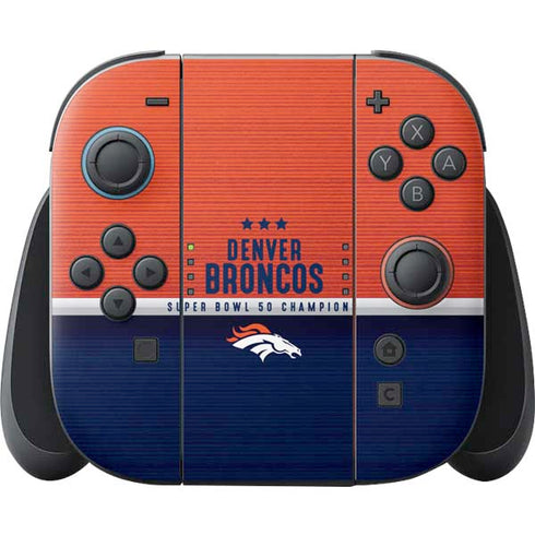 NFL Denver Broncos Super Bowl 50 Champions Nintendo Skins
