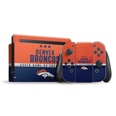 NFL Denver Broncos Super Bowl 50 Champions Nintendo Skins