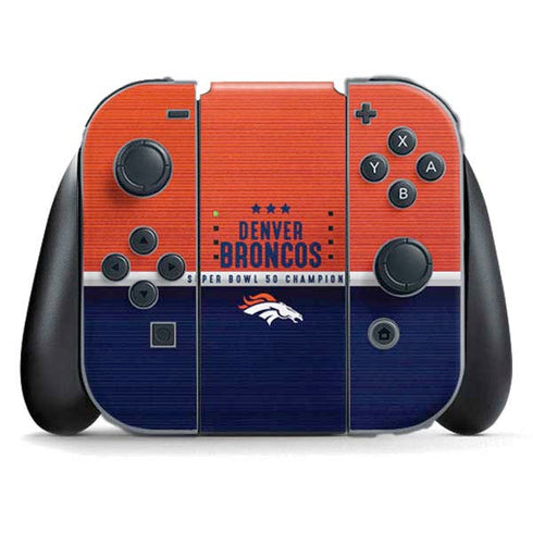 NFL Denver Broncos Super Bowl 50 Champions Nintendo Skins
