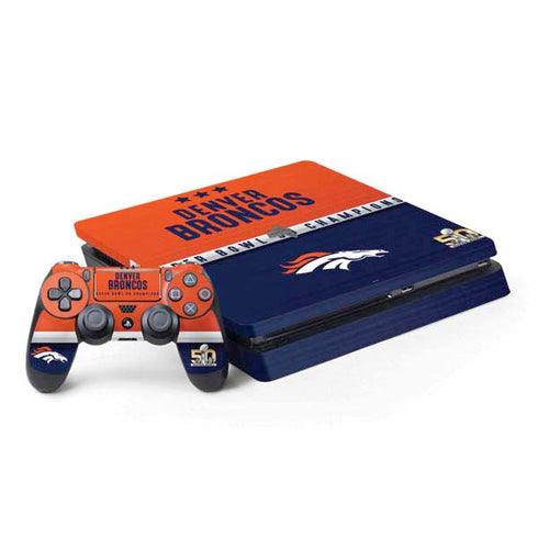 NFL Denver Broncos Super Bowl 50 Champions PlayStation PS4 Skins