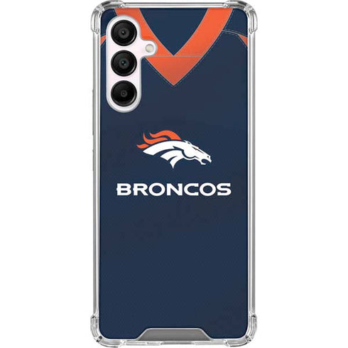 NFL Denver Broncos Team Jersey Galaxy A16 5G Clear Case