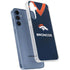 NFL Denver Broncos Team Jersey Galaxy A55 5G Clear Case