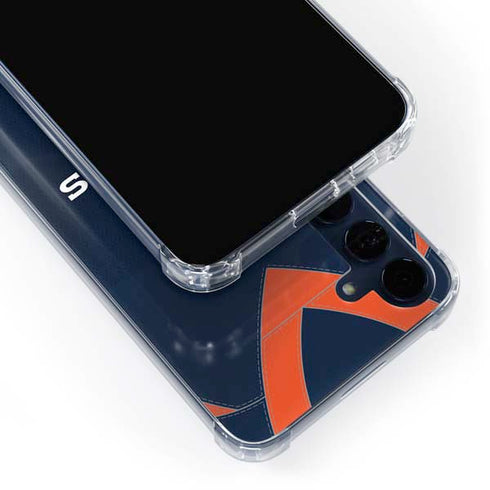 NFL Denver Broncos Team Jersey Galaxy A55 5G Clear Case