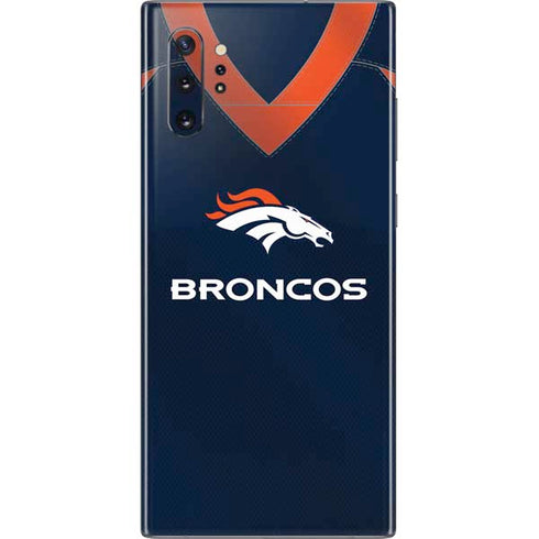 NFL Denver Broncos Team Jersey Galaxy Note 10 Plus Skin