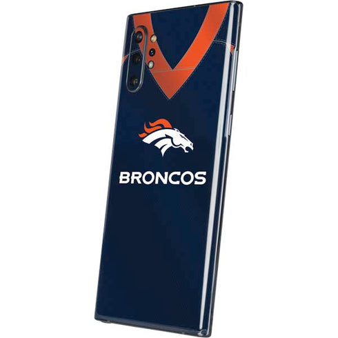 NFL Denver Broncos Team Jersey Galaxy Note 10 Plus Skin