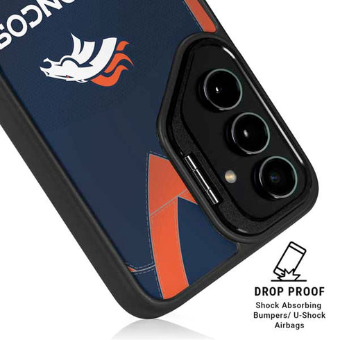 NFL Denver Broncos Team Jersey Galaxy S25 Kickstand Case