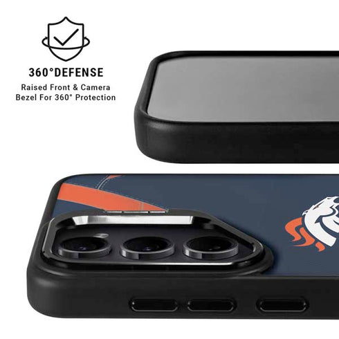 NFL Denver Broncos Team Jersey Galaxy S25 Plus Kickstand Case