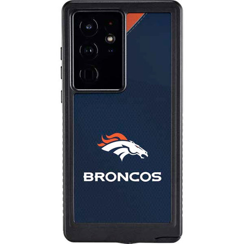 NFL Denver Broncos Team Jersey Galaxy S24 Ultra Waterproof Case