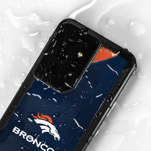 NFL Denver Broncos Team Jersey Galaxy S24 Ultra Waterproof Case