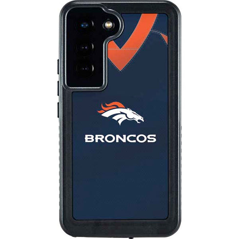 NFL Denver Broncos Team Jersey Galaxy S24 Waterproof Case