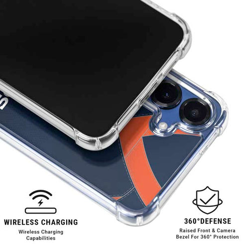 NFL Denver Broncos Team Jersey Galaxy S25 Clear Case