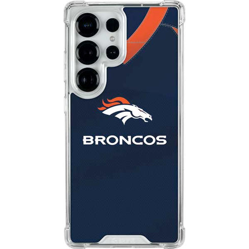 NFL Denver Broncos Team Jersey Galaxy S25 Ultra Clear Case
