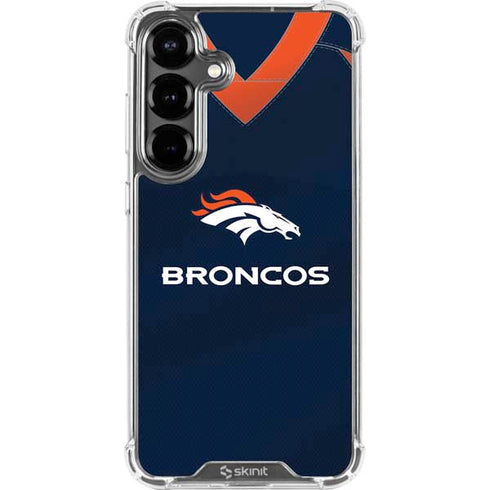 NFL Denver Broncos Team Jersey Galaxy S26 Clear Case