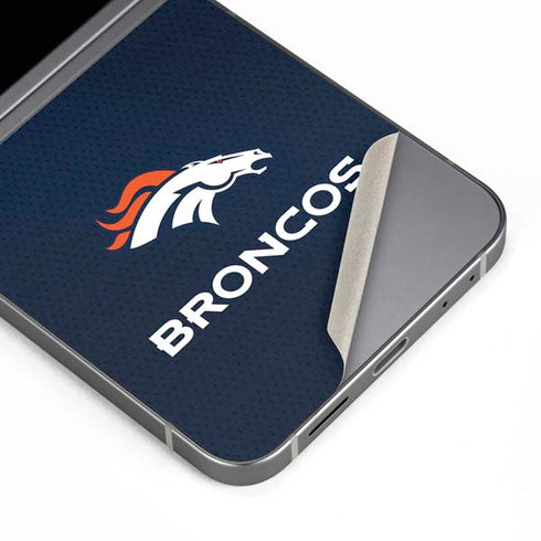 NFL Denver Broncos Team Jersey Galaxy Z Flip6 Skin