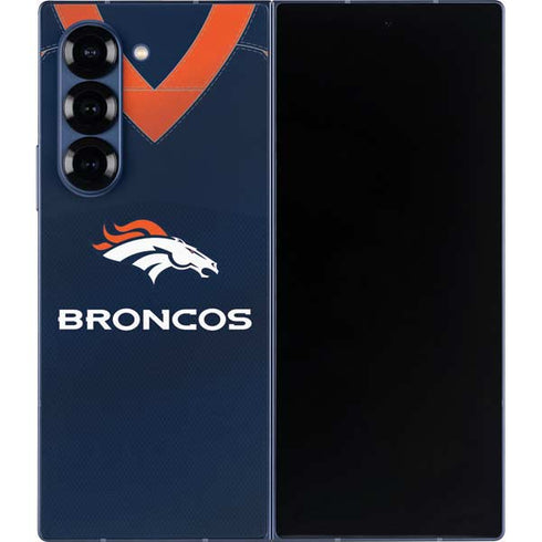 NFL Denver Broncos Team Jersey Galaxy Z Fold6 Skin