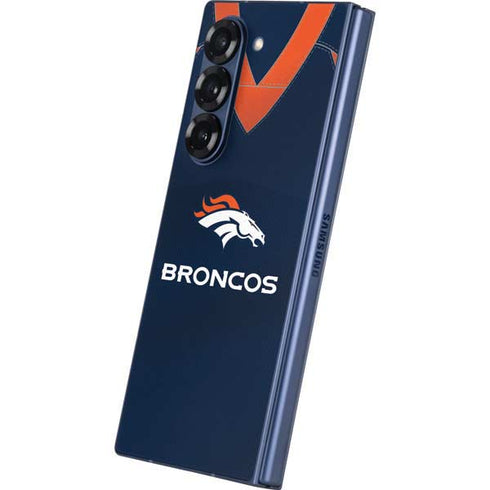 NFL Denver Broncos Team Jersey Galaxy Z Fold6 Skin
