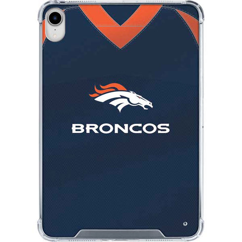 NFL Denver Broncos Team Jersey iPad 11th Gen (2025) Clear Case